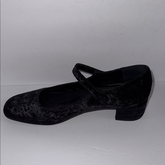 BY FAR Made in Portugal Black Velvet Mary Jane Flats Shoes Women’s Size 39 - Picture 4 of 7